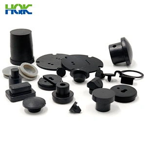 Customized electrical and electronic shaped round rubber gaskets NBR rubber plugs