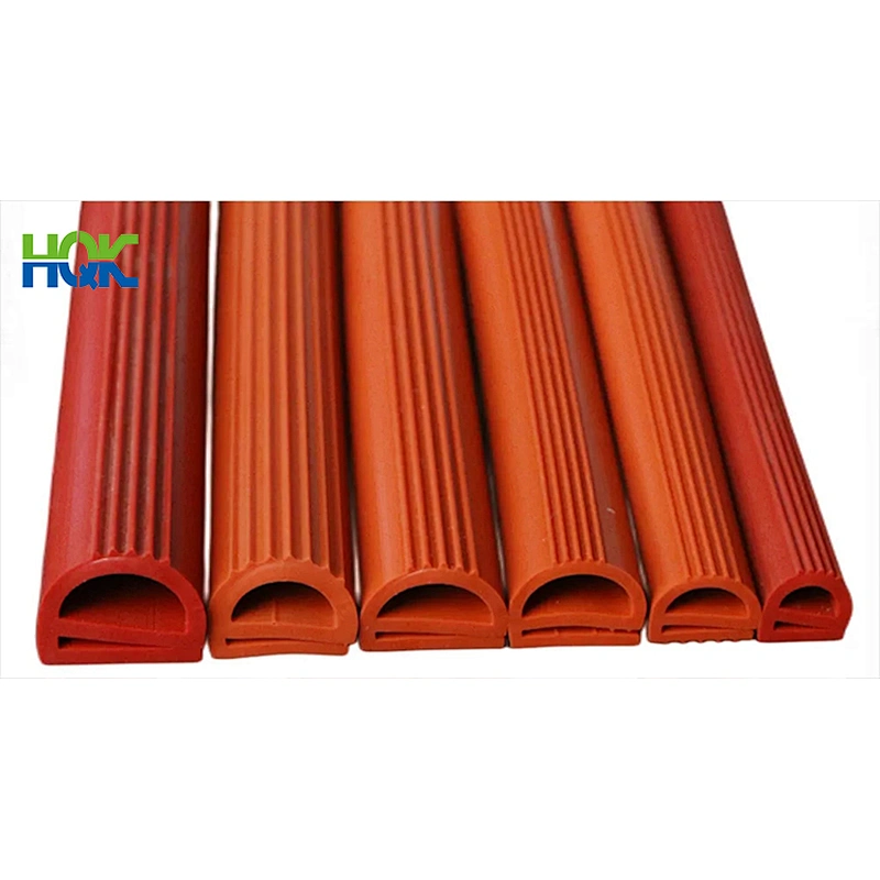 Customized Heat & Low Temperature Resistant E P Shaped Silicone Rubber Seal Strip for Oven Door Seal