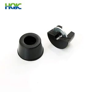Shock-absorbing environmental protection rubber feet with gaskets for furniture