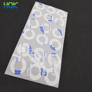 Custom 3m adhesive sticky shockproof silicone rubber o-ring gasket