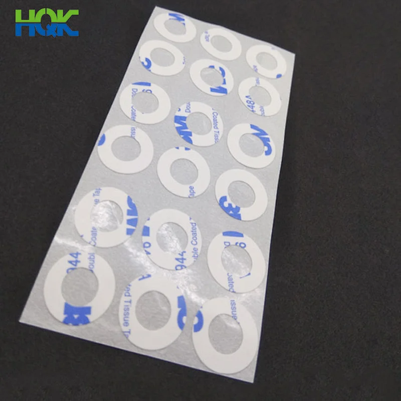 Custom 3m adhesive sticky shockproof silicone rubber o-ring gasket