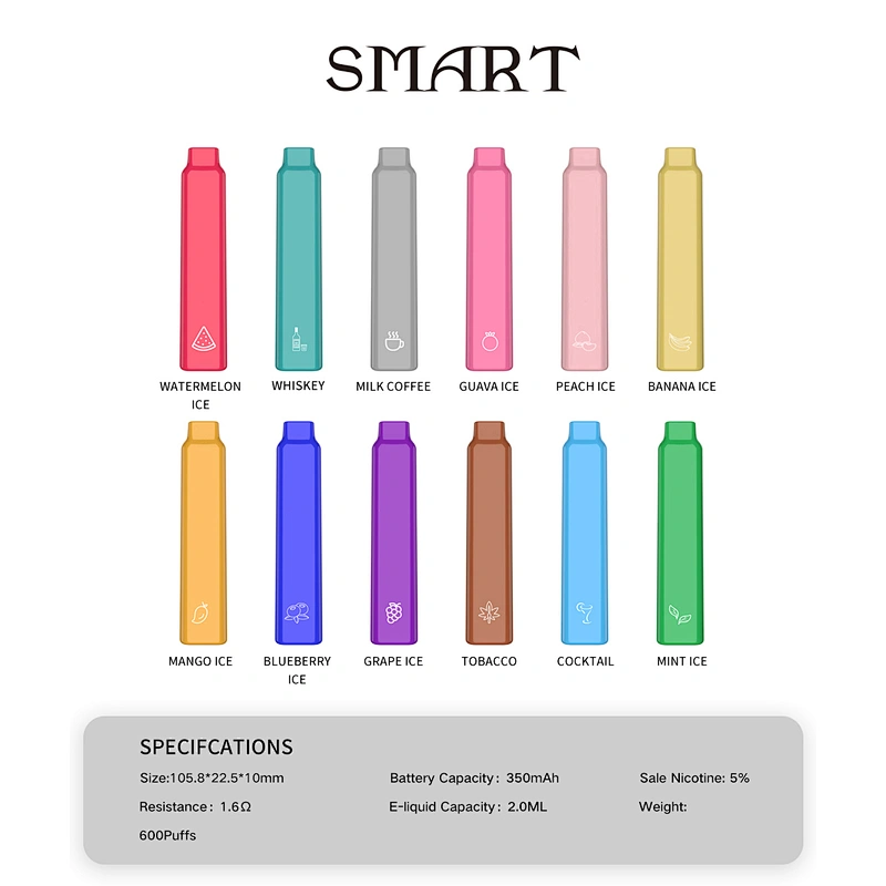 SMART Disposable Vape Pen 600 Puffs