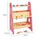 Multi-functional wooden tool table