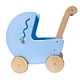 Amazon hot seller MOOKIDS cute Wooden toys Blue Multifunctional cart walkers baby ride on car educational toys for children