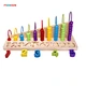Amazon Hot Selling  Colorful   Digital  Wooden Ten - Speed Calculating Frame Exercise  Abacus for  Kids