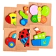 Animal early education props wooden jigsaw puzzle for early children toys