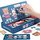 Magnetic Animal Dress Changing Puzzle Educational Children Baby Jigsaw Wooden Puzzles