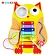 Animal Owl Wooden Colorful Kids Percussion Musical Instrument Toy Baby Music Toy