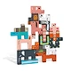 Russian Blocks Cute Animals Puzzle Toys Kids Wooden 3D Jigsaw Boards Tangram Puzzles