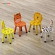 Kids Wooden Cartoon Chairs Seat