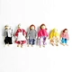 Amazon Hot Selling Doll house Family Dolls Various Models Mini Wooden Toy Set for Kids