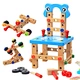 Children's educational DIY construction wooden kit assemble work chair toys wooden montessori toys for 1,2,3,4 years kids