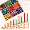 DIY puzzle toys rainbow building block toy wooden ring stacking toys