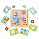 6 PCS simple puzzle