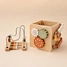 Wooden activity cube Montessori early education Cognitive toys for kids