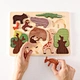 wooden animal puzzle sets educational Montessori toys for kids