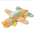 Wooden airplane toy Cartoon educational gift Children's wooden toy
