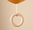 Unisex baby mobile Wooden babies room decor Colorful baby crib mobile Flashing pendant decoration Baby play gym music box