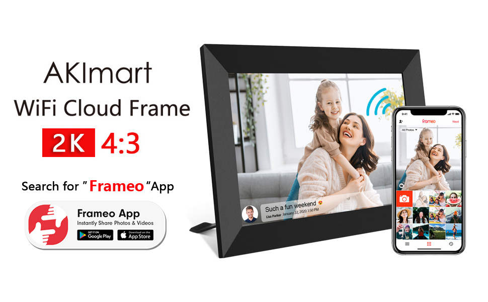 10.1 Inch Smart WiFi Digital Photo Frame