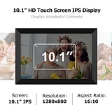 Wifi Digital Photo Frame 10.1 inch Work with Alexa Voice Control