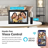 Wifi Digital Photo Frame 10.1 inch Work with Alexa Voice Control