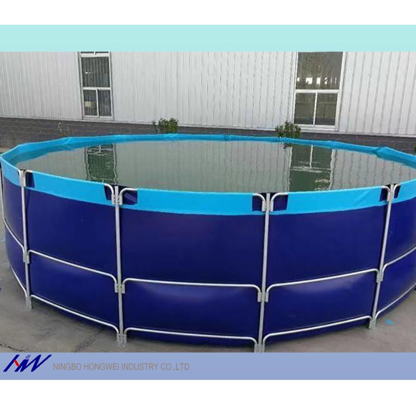 Wholesale Collapsible Round  PVC Tarpaulin Fish pond Farming Tank