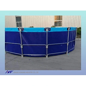Canvas Fish Farm Tank Round Type