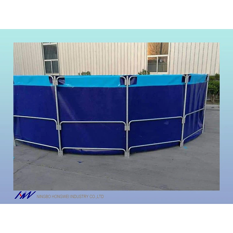 PVC collapsible plastic fish farming breeding tank