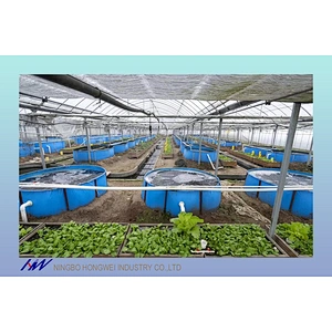 round flexible PVC tarpaulin water tank fish farming tank