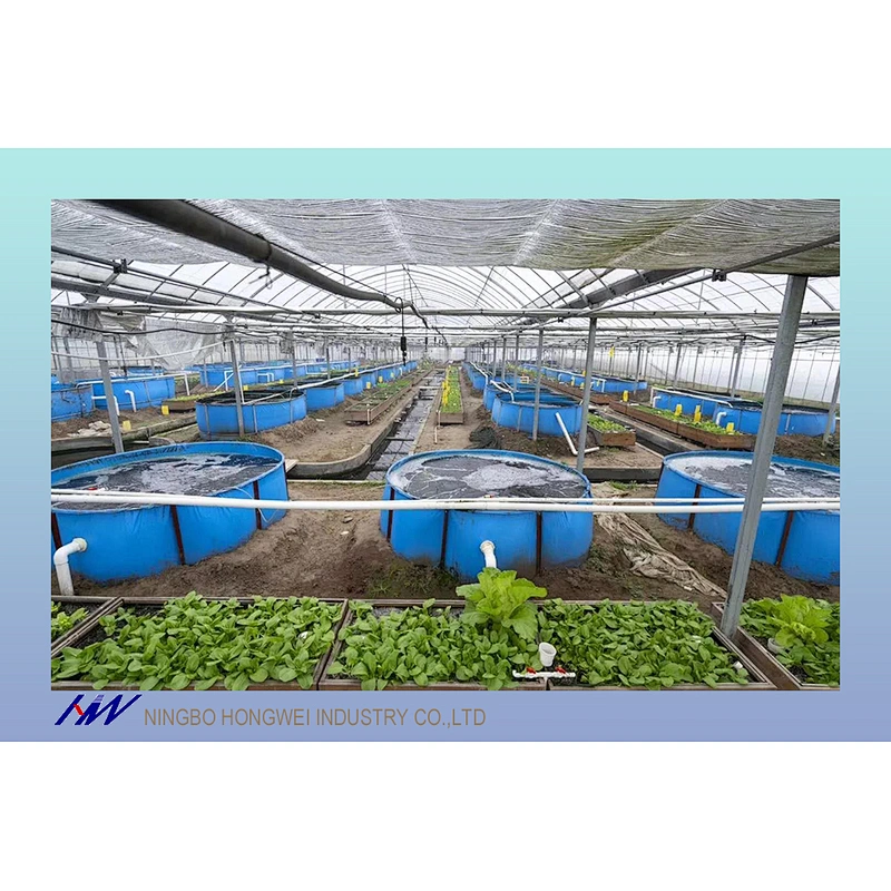 round flexible PVC tarpaulin water tank fish farming tank