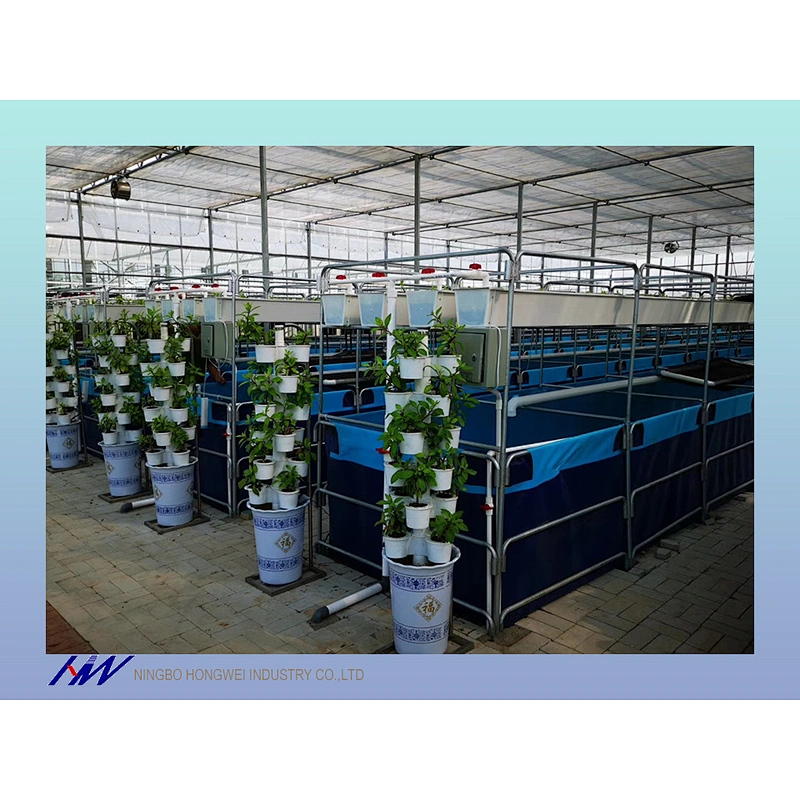 round flexible PVC tarpaulin water tank fish farming tank