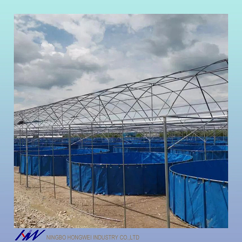 3000 Liters Fordable PVC Tarpaulin Fish Tank  with Steel
