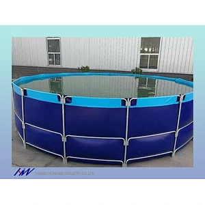 Folding PVC Tarpaulin Water Pond Outdoor for Aquaculture Fish