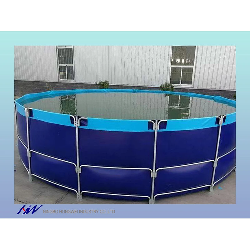 Folding PVC Tarpaulin Water Pond Outdoor for Aquaculture Fish