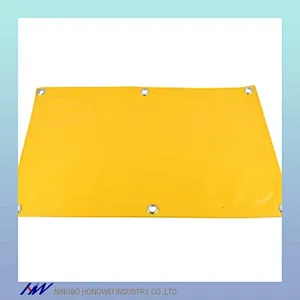 610gsm Waterproof Polyester PVC Tarpaulin Truck Cover with Eyelet D-Rings