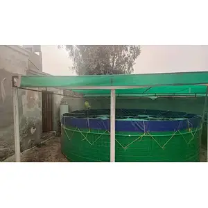 PVC aquaculture fish tank with wire