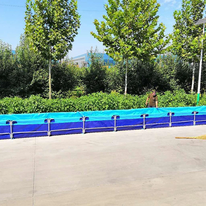 3000 Liters Fordable PVC Tarpaulin Fish Tank  with Steel