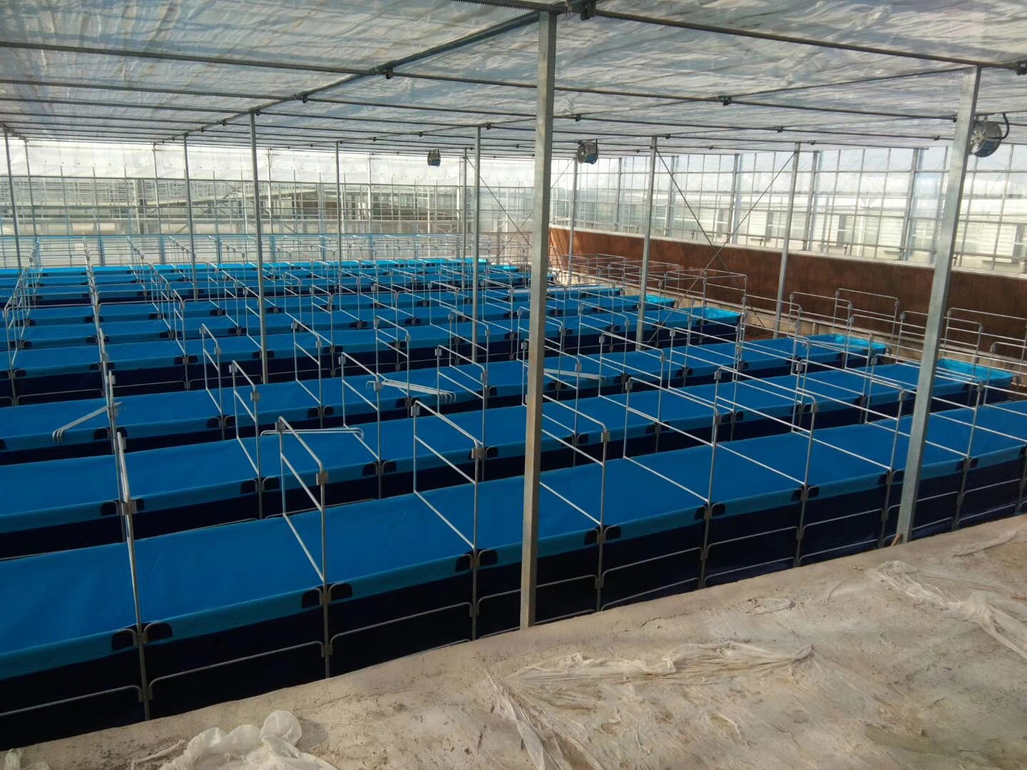 3000 Liters Fordable PVC Tarpaulin Fish Tank  with Steel