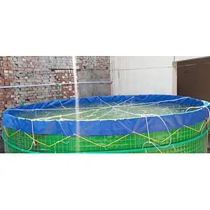 PVC aquaculture fish tank with wire