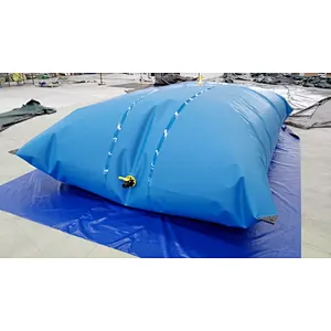 PVC tarpaulin portable and flexible water storage bladder tank