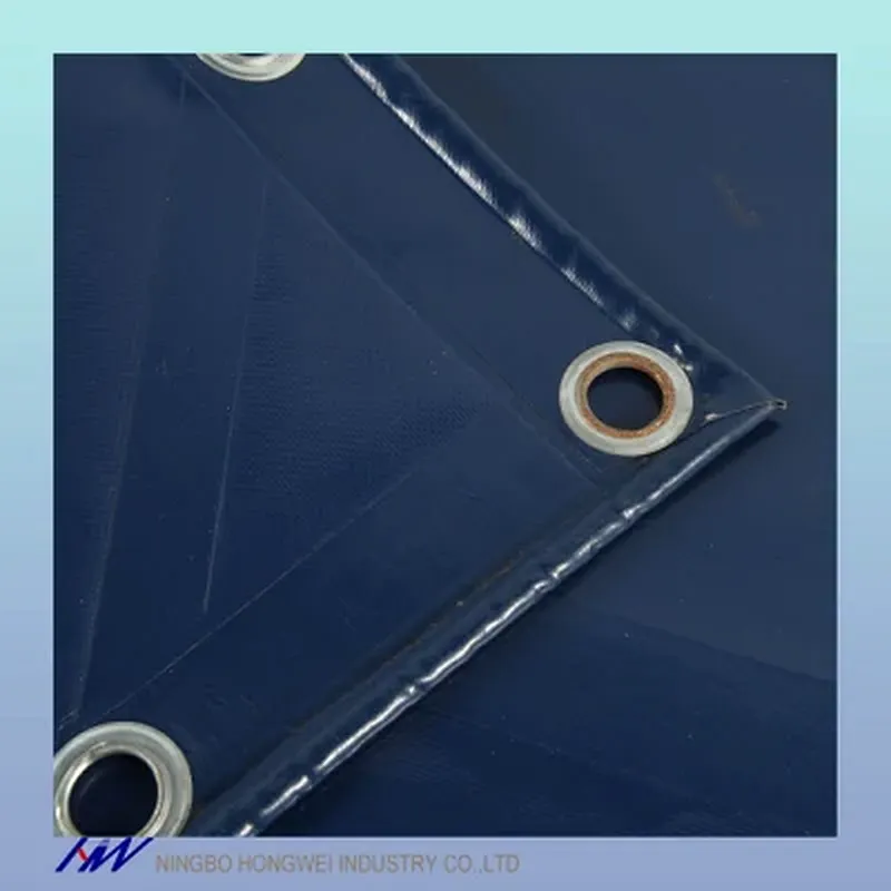 610gsm Waterproof Polyester PVC Tarpaulin Truck Cover with Eyelet D-Rings