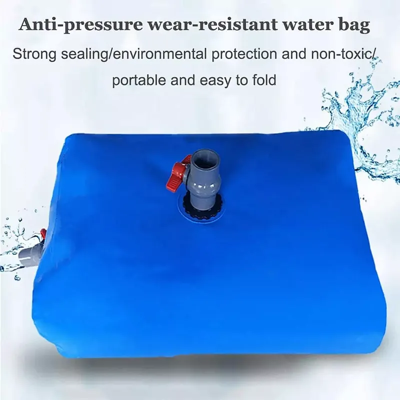 rainwater tank Hot Selling 200000 Liter Portable Inflatable Grey Tarpaulin Flexible Water Storage Pillow Tank for Industry