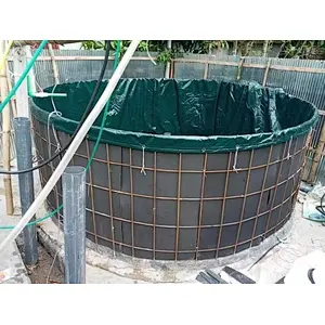 PVC aquaculture fish tank with wire