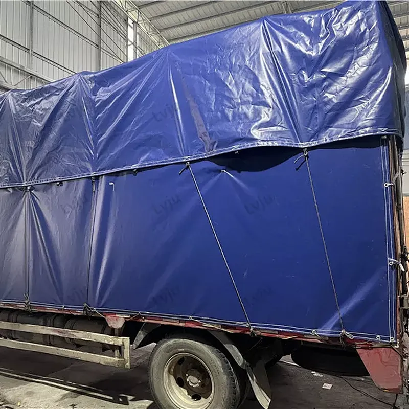 High Tensile Strength PVC Tarpaulin Canvas Coated PVC Tarpaulin Tent Truck Cover