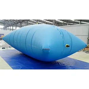 PVC tarpaulin portable and flexible water storage bladder tank