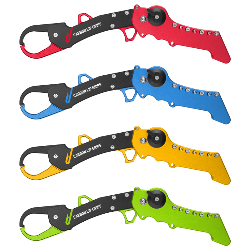 Multifunctional collaspsible fishing lip grip