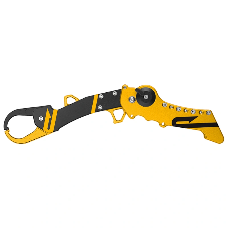Multifunctional collaspsible fishing lip grip