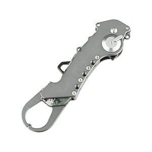 Multifunctional collaspsible fishing lip grip