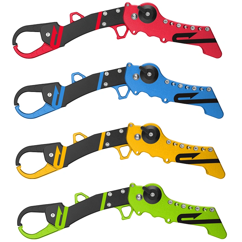 Multifunctional collaspsible fishing lip grip