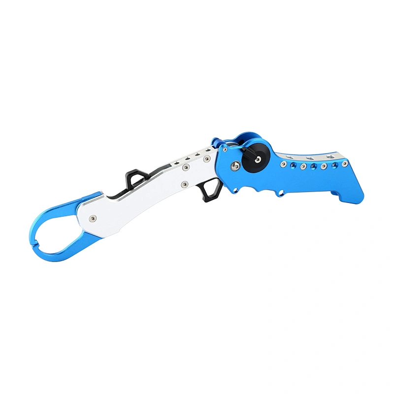 Multifunctional collaspsible fishing lip grip